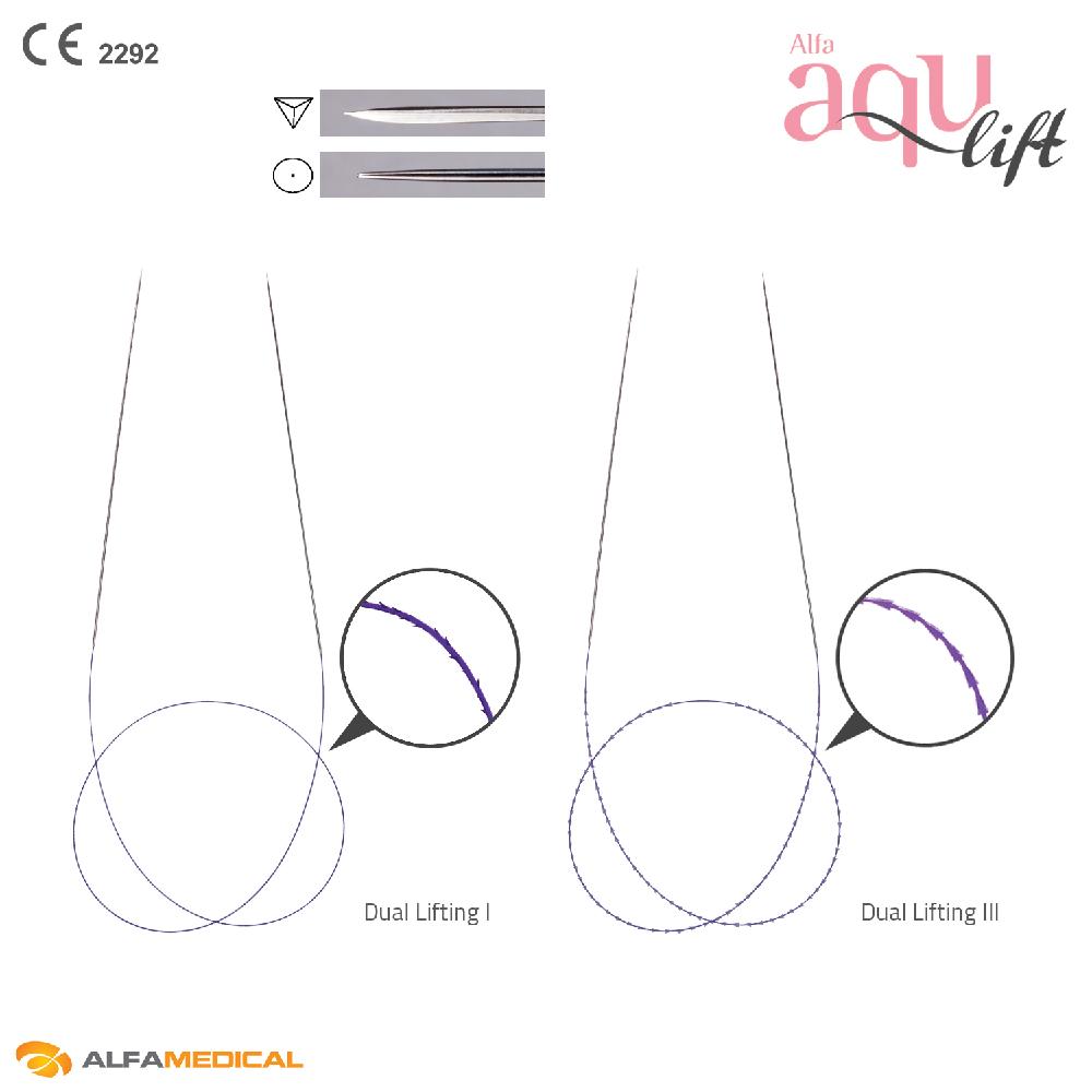 Sterile Polydioxanone Suture with Needle (PDO) and Poly-L-Lactic Acid Suture with Needle (PLLA)
