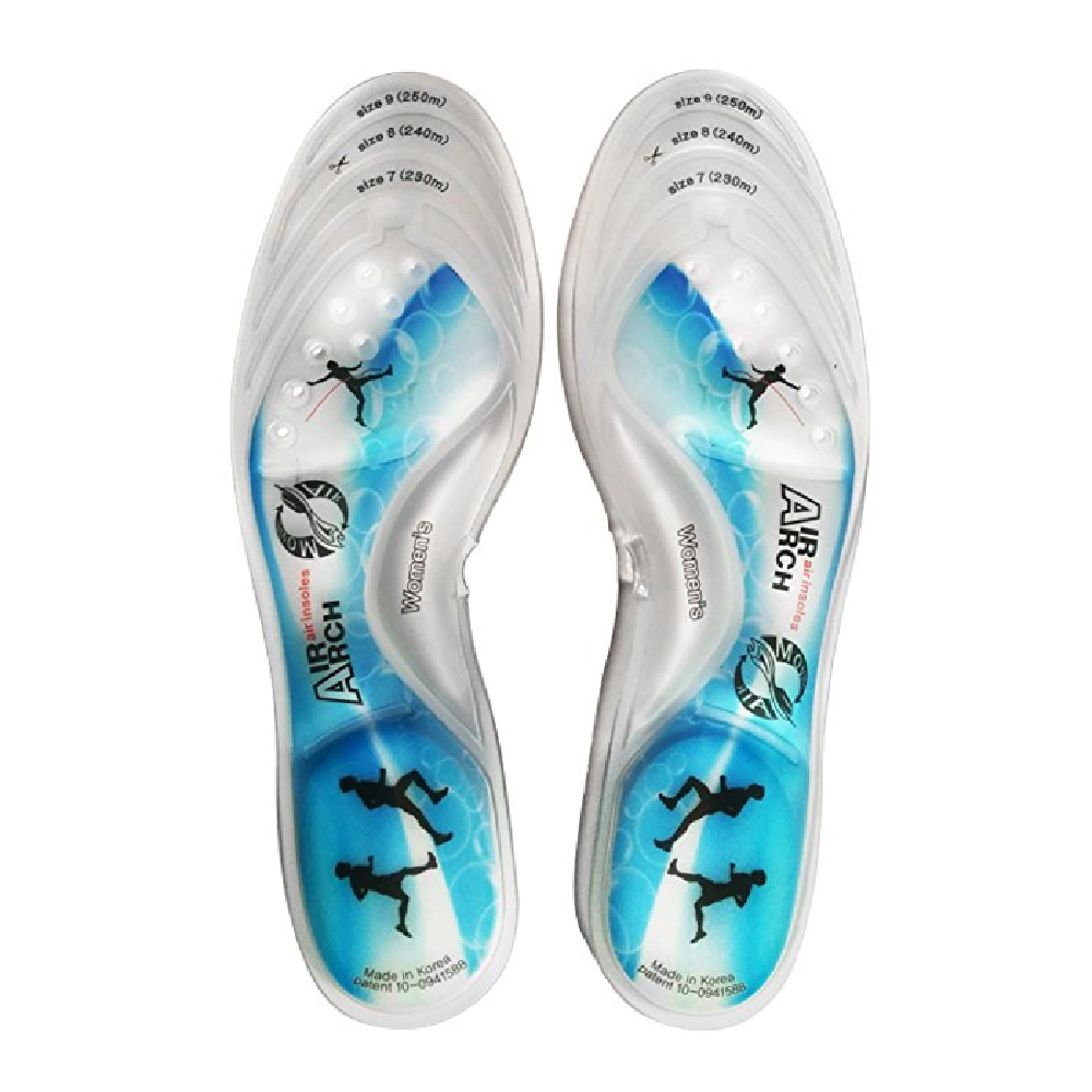 Air Arch Running Blue Shoes Insoles Men Women Orthotic Support Flat Feet Inserts