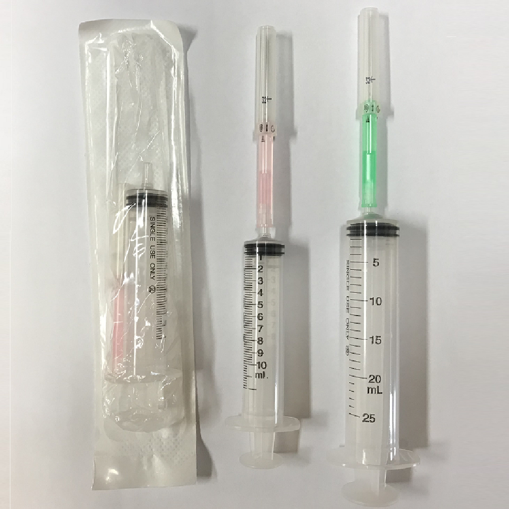 Disposable Safety-Cap Syringe[2MWM3]