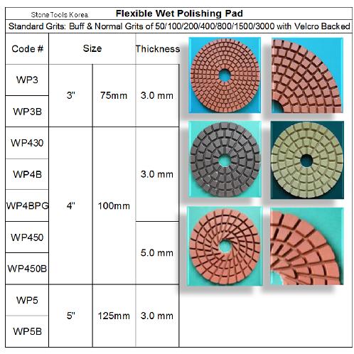 Wet Polishing Pad | diamond tool, abrasive, stone tool, wet polishing pad, dry polishing pad, wet pad, dry pad, Flexible Polishing Pad, Concrete Polishing Pad, Engineered Stone Polishing Pad, Metal Polishing Pad, Concrete Polishing, Stone Tool, Stone Fabrication, Stone 