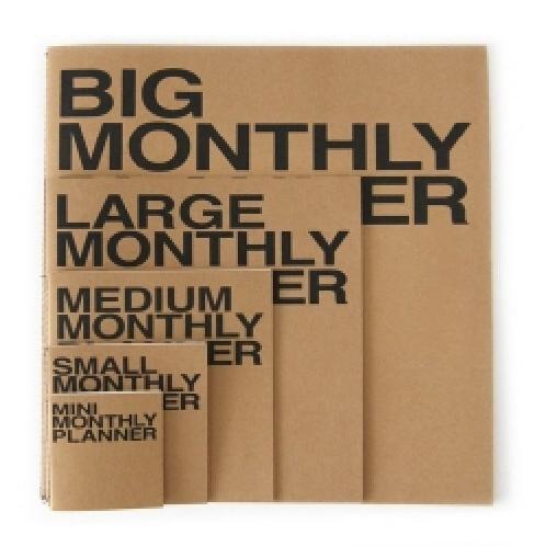 JSTORY Monthly Planner Paper Simple planner note book A3, A4, A5, A6, A7 (Small Monthly Planner A6) 