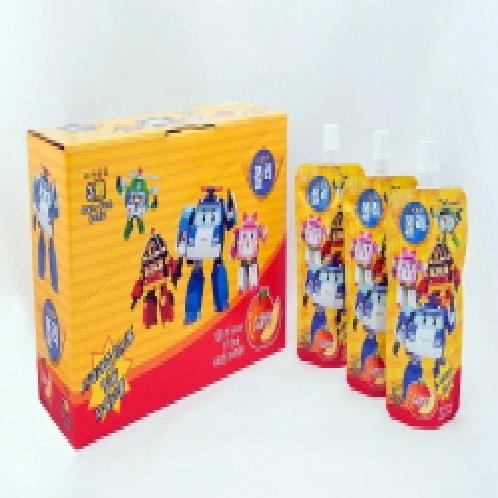 Robocar Poli Drink 100ml (Apple) | cotton candy , organic sugar , natural pigment ,robocar poli,cotton candy, organic sugar , natural pigment