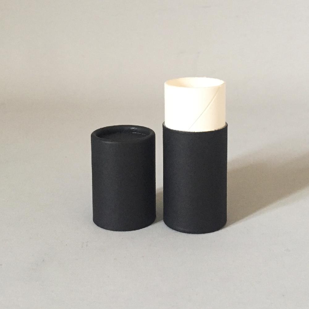 Paper tube 30-S(Black)_Cosmetic Oil Fragrance Packing Box Cylinder Gift Box Wrapping Supplies