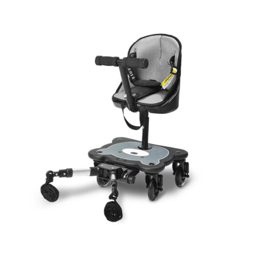 KIDS-SLEDS 4 WHEEL designed to provide a unique experience for parents and children (Black)