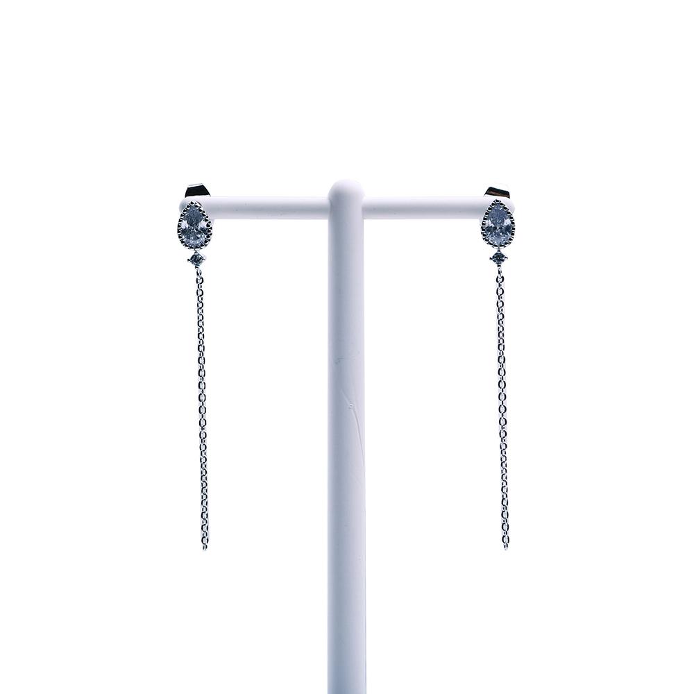 MUAH tear drop stone with dropped chain with unique special material base in a completely new style