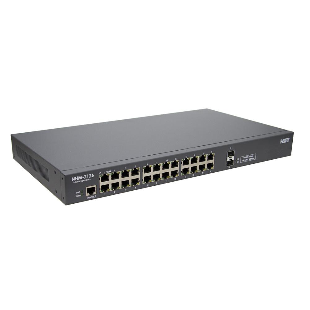 NHM-2126 designed for use in harsh environments and to build reliable and secure network