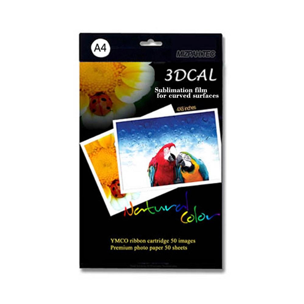 3D Sublimation film for curved surfaces