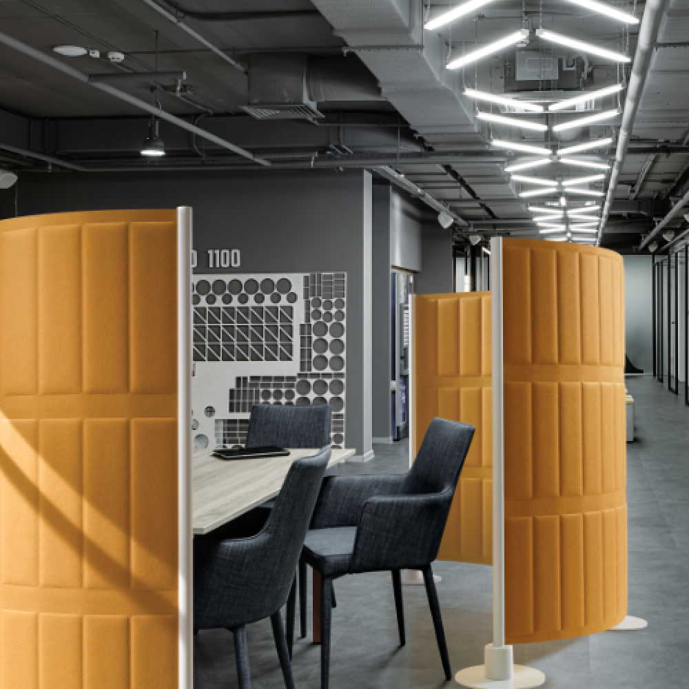 uniqx round type sound eating partition sc-1013g