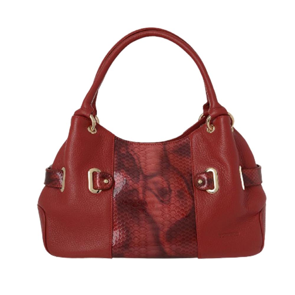 cowhide patternpoint shoulder bag