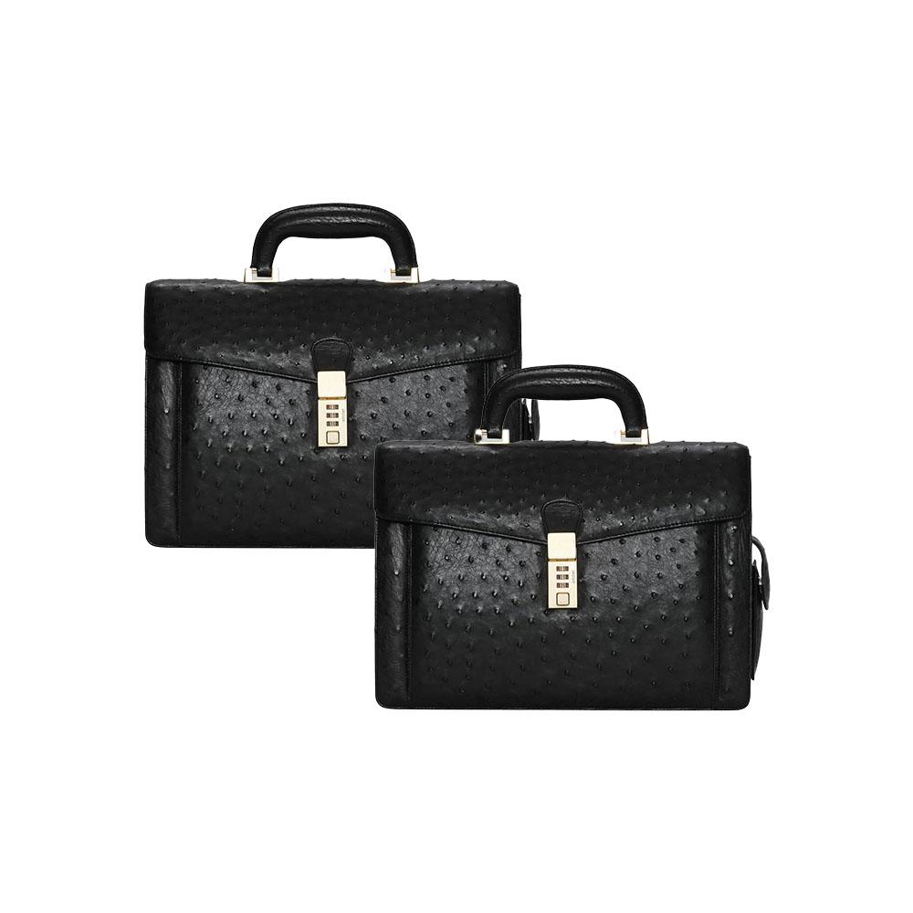 YEUNWOO Ostrich leather BRIEF CASE