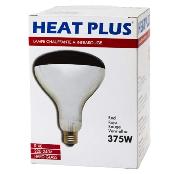 JK HEAT PLUS 375W R40 Clear Infrared Heat Bulb Hard Glass 10pcs 110-