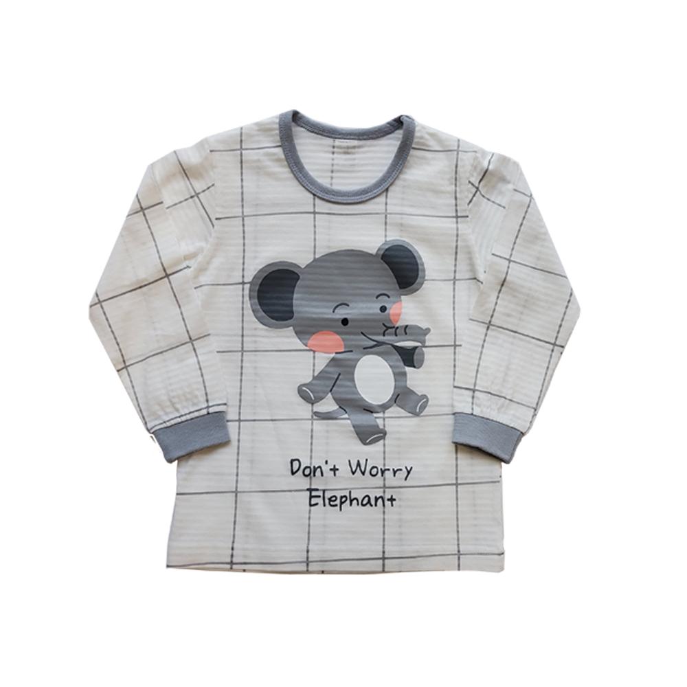 My Elephant; 21SS kids Organic Long-Sleeves Jacquard