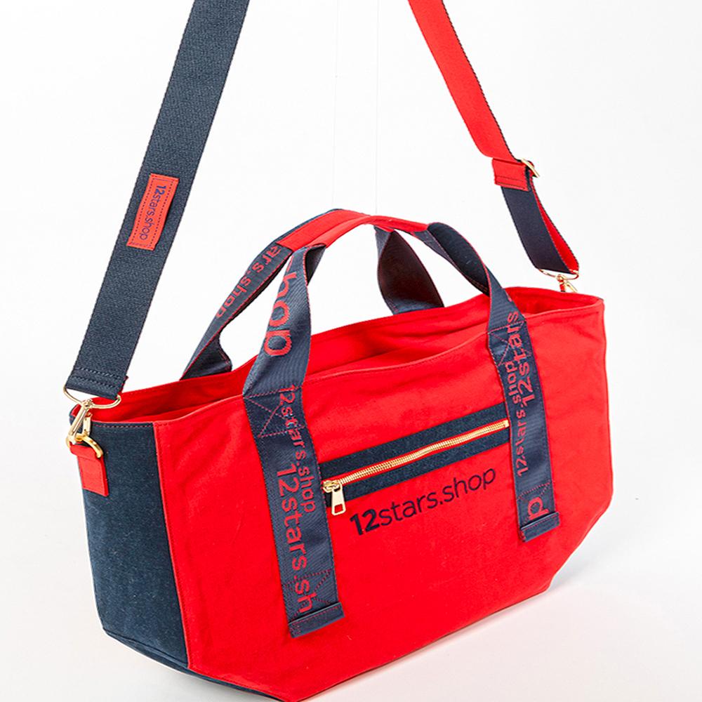 RedLogoHandle Canvas Bag