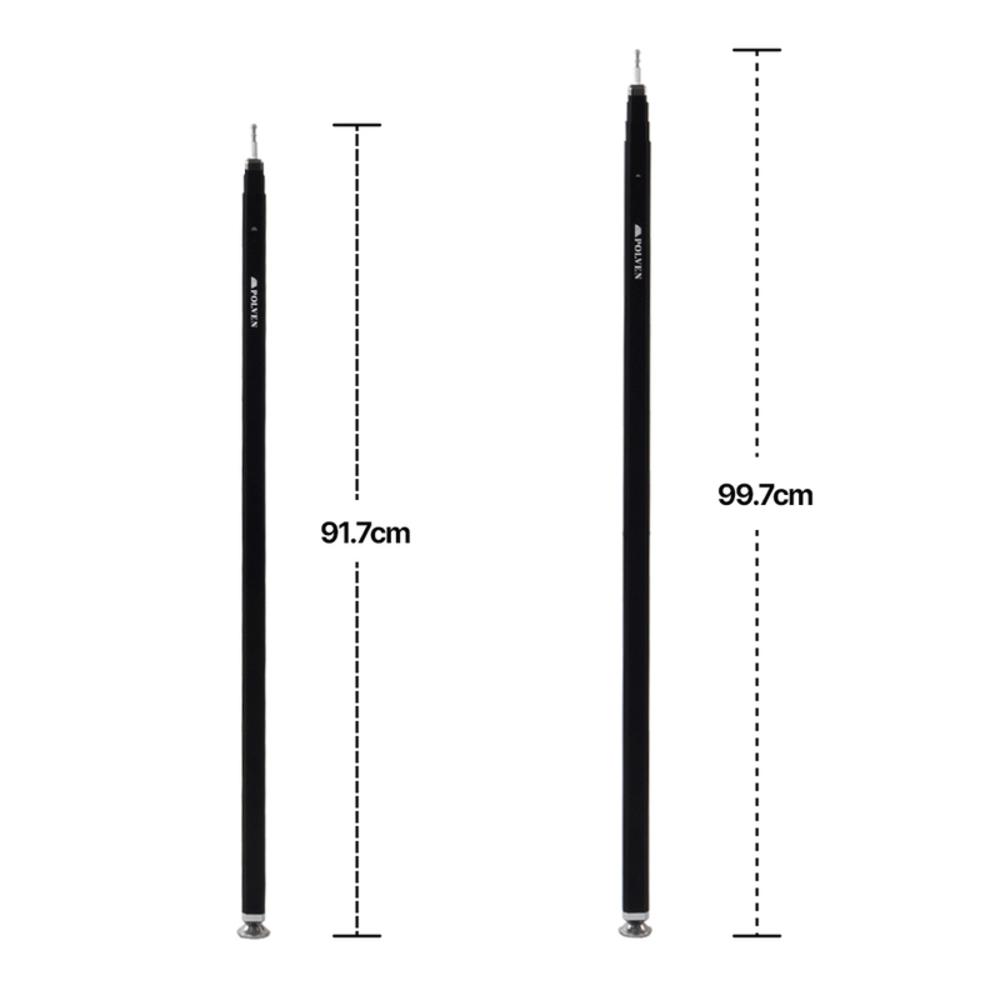 Aluminum adjustable slide tent tarp pole (2,800mm)