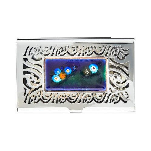 gjart_Cilbo Business Card Case Portable Appealing Great Gift No Discoloration Light Pretty Glossy