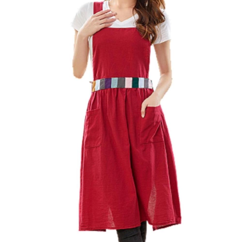 waist colored apron  charcoal