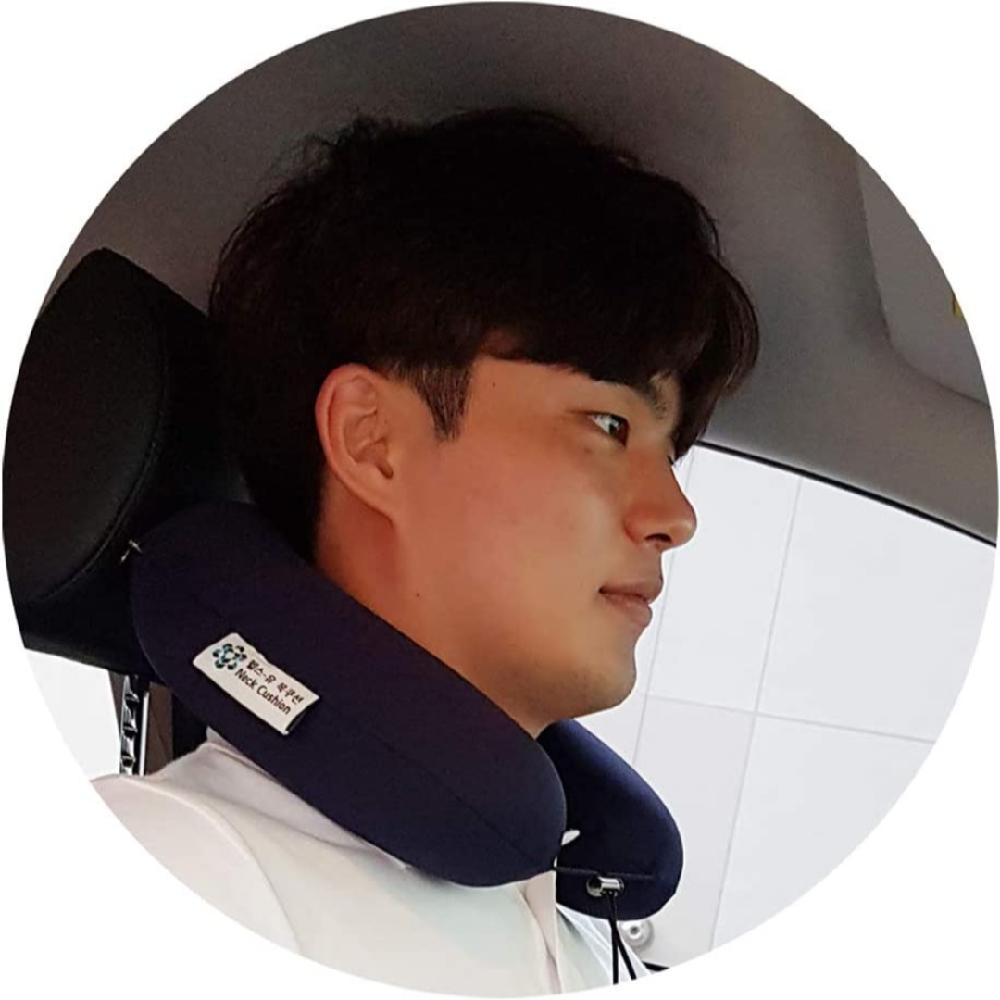 Health-U Neck Cushion Memory Foam Neck Pillow for Traveling, Studying, Working