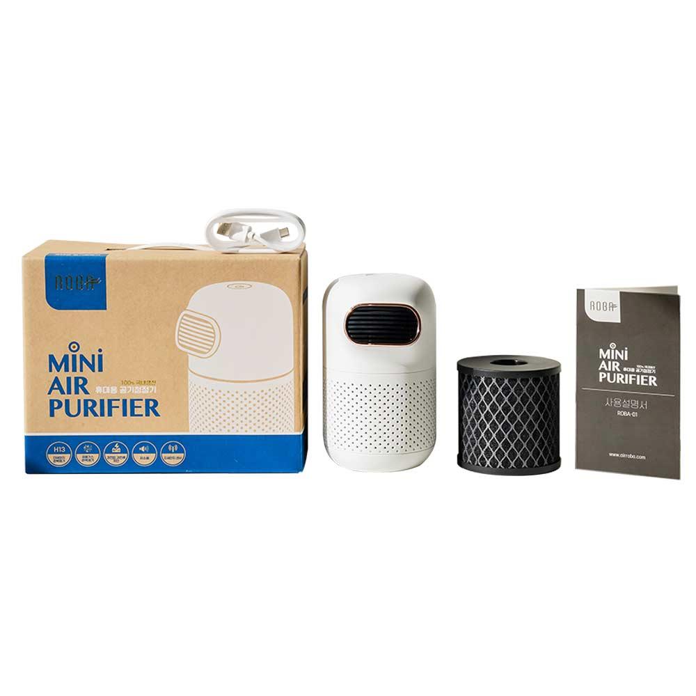 Cheongwoo C&T ROBA Mini Portable Air Purifier / Color : City Red