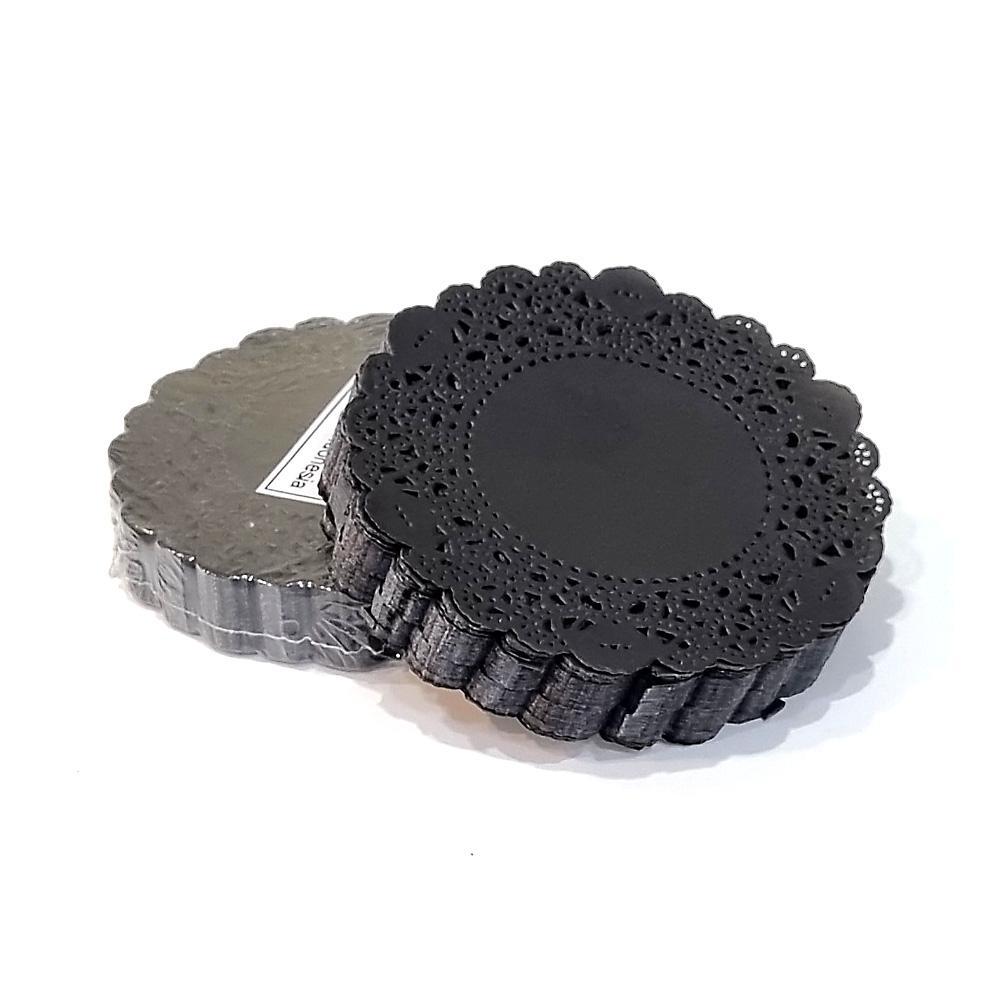 3.5 inch Doilies paper Pure white and Ivory Colors 250pcs