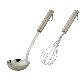full image Cruzine Sting Cooking Tool 2p Set ( Ladle + Whisk Set)