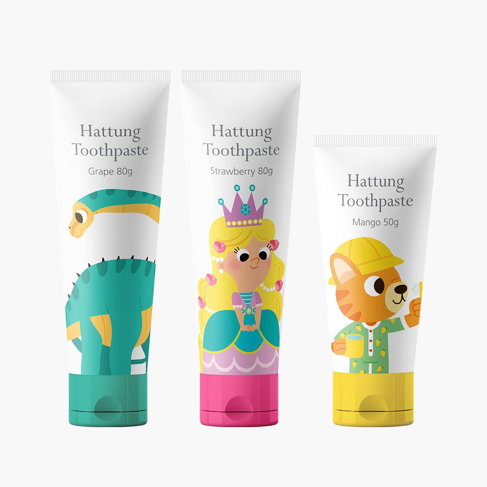 Hattung Low-Fluoride Fluoride-Free Toothpaste
