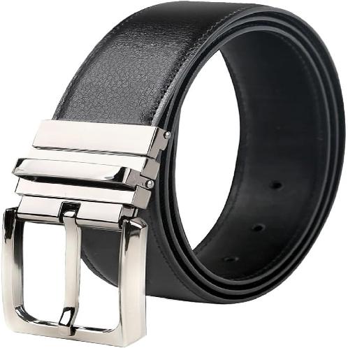 LineFit Men's Belt_Casual Dress Classic Jean Adjustable Automatic Stretch Buckle T01 Nickel (Sizes 2