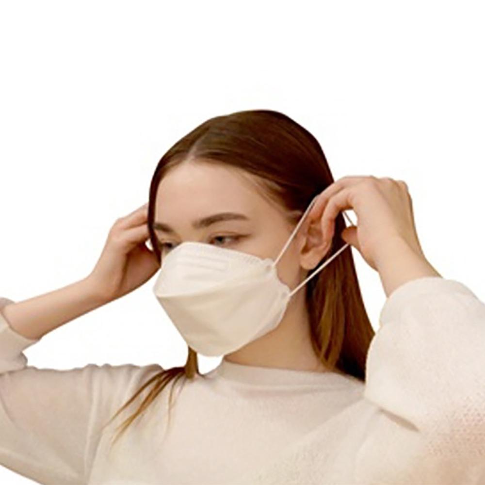 KF94 Fish type(3D) Masks for Adult, 4 Layer Protective Face Mask/Grey