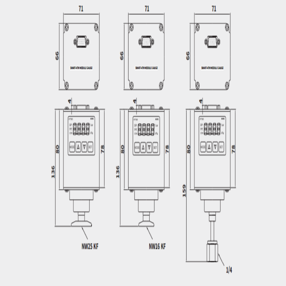 KP380 Smart Vacuum Module Gauge