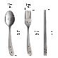 detail image1 Kids Cute Face Flatware Spoon Fork Chopsticks Set