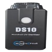 Escalator handrail UV sterilizer