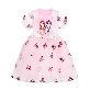 full image Secret Jouju Girl's Raffim Half-Sleeved One-Piece Dress Pink 150