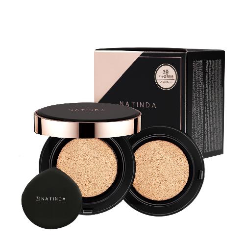 NATINDA Aura Perfect Cover Cushion 15g+15g | Natinda, Natinda Concealer, Concealer, Skin Cover