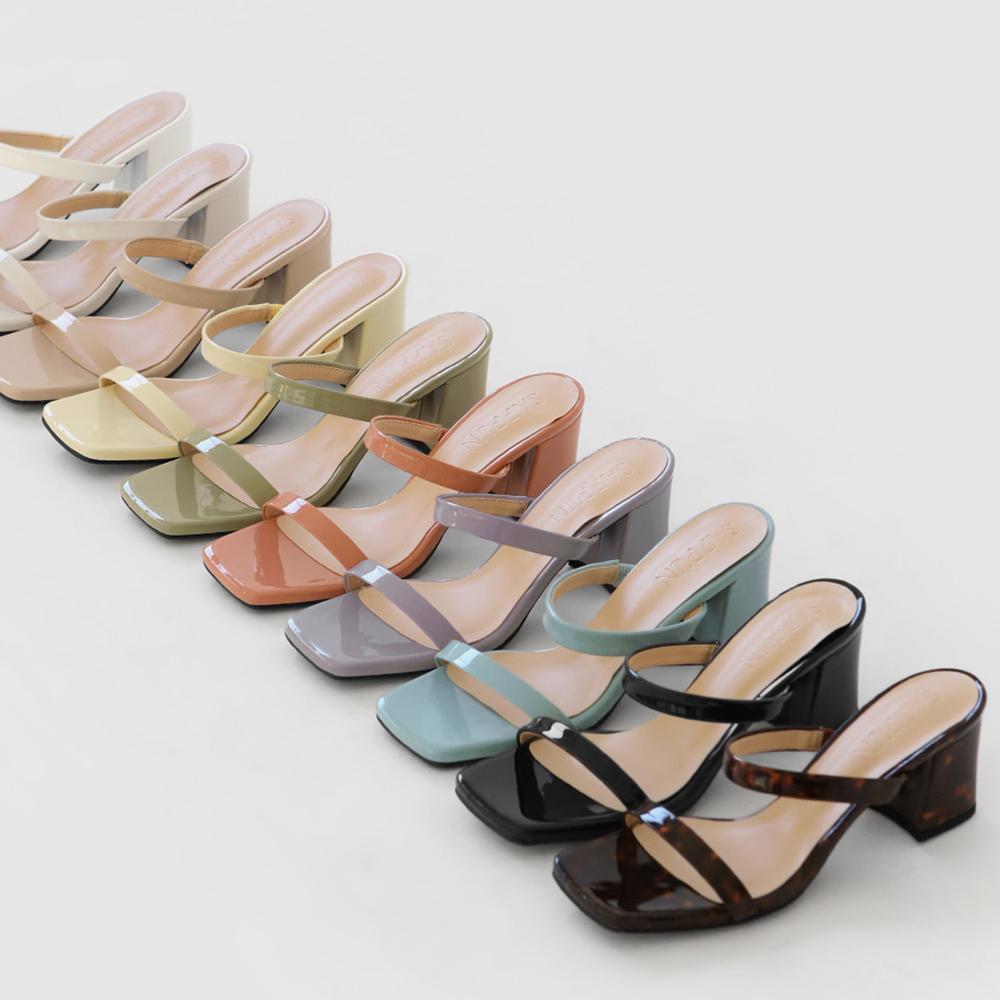 Ponita Double strap Mule Slipper (2/6cm)