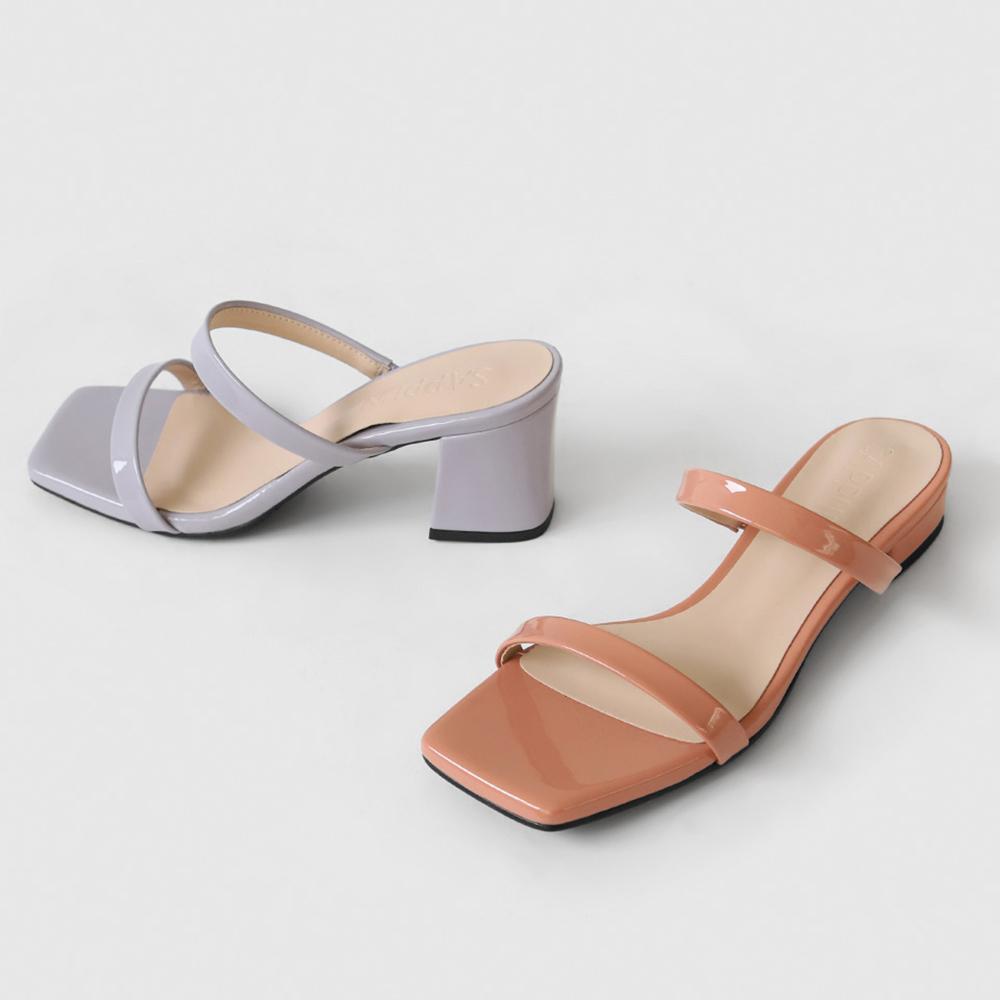 Ponita Double strap Mule Slipper (2/6cm)