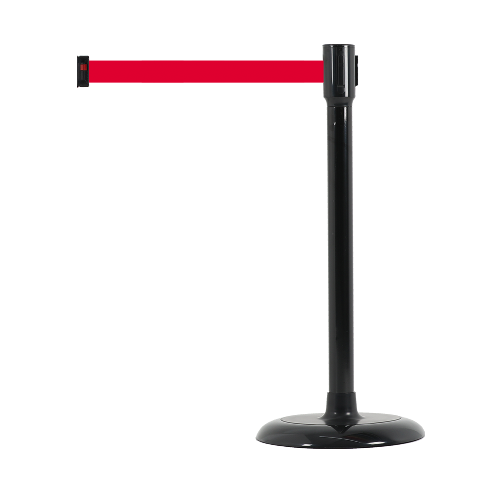 Slow Retractable Belt Stanchion (BS-BK)
