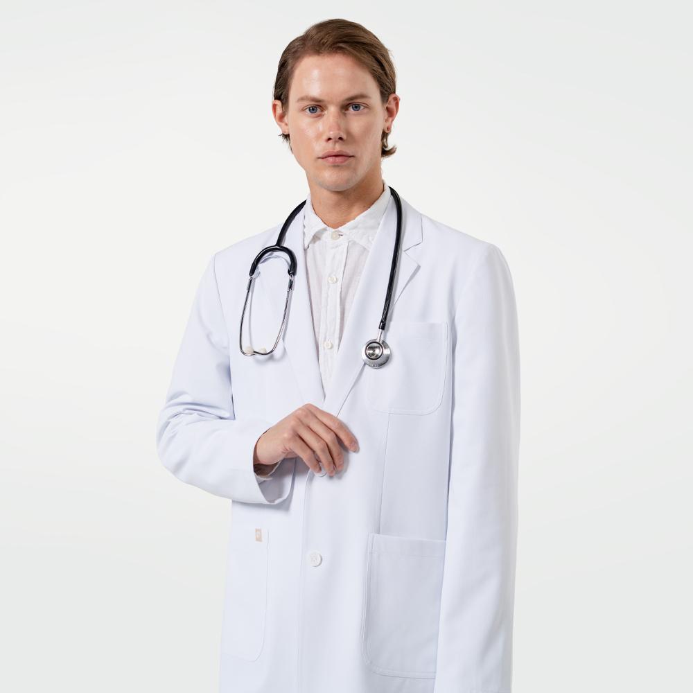 Men's-Short-Lab-Coat-LCM-01