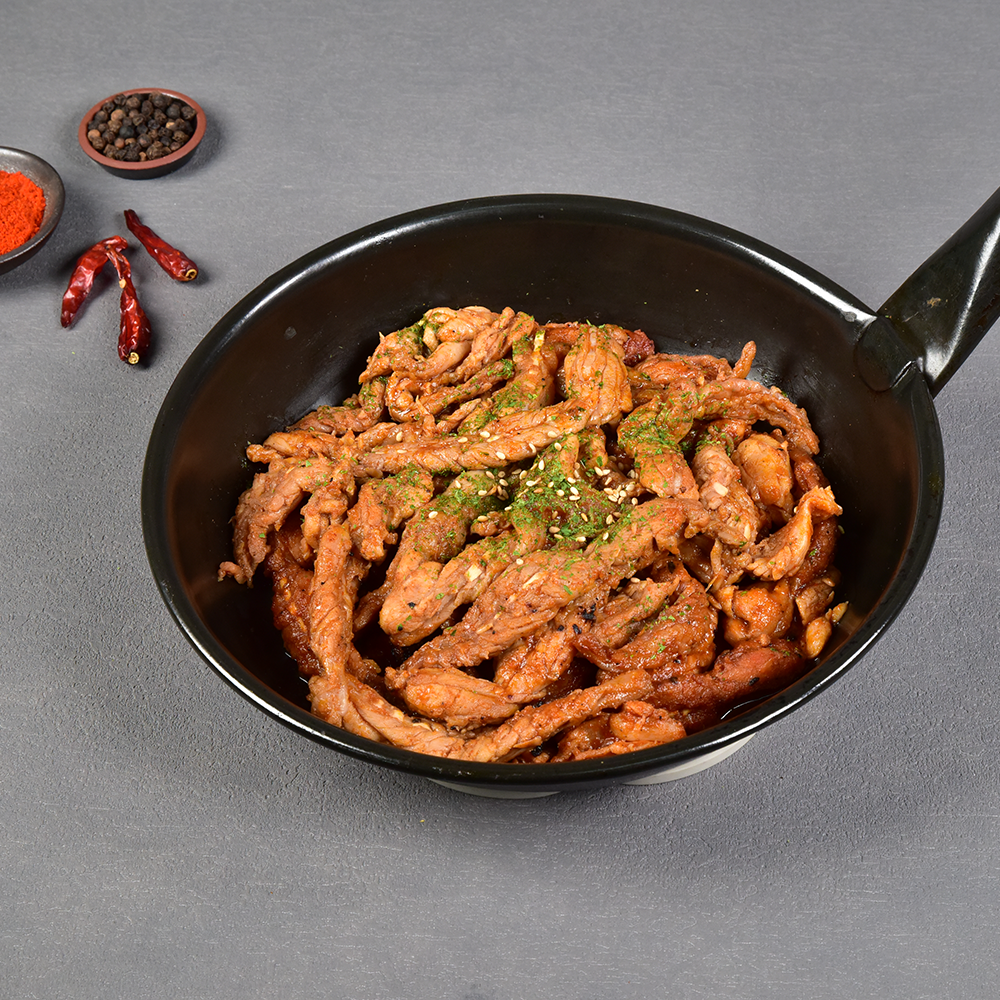 Grilled Spicy Chicken Neck, Premium Hot&Spicy Chicken Neck, Korean Hot & Spicy Boneless Chicken Neck